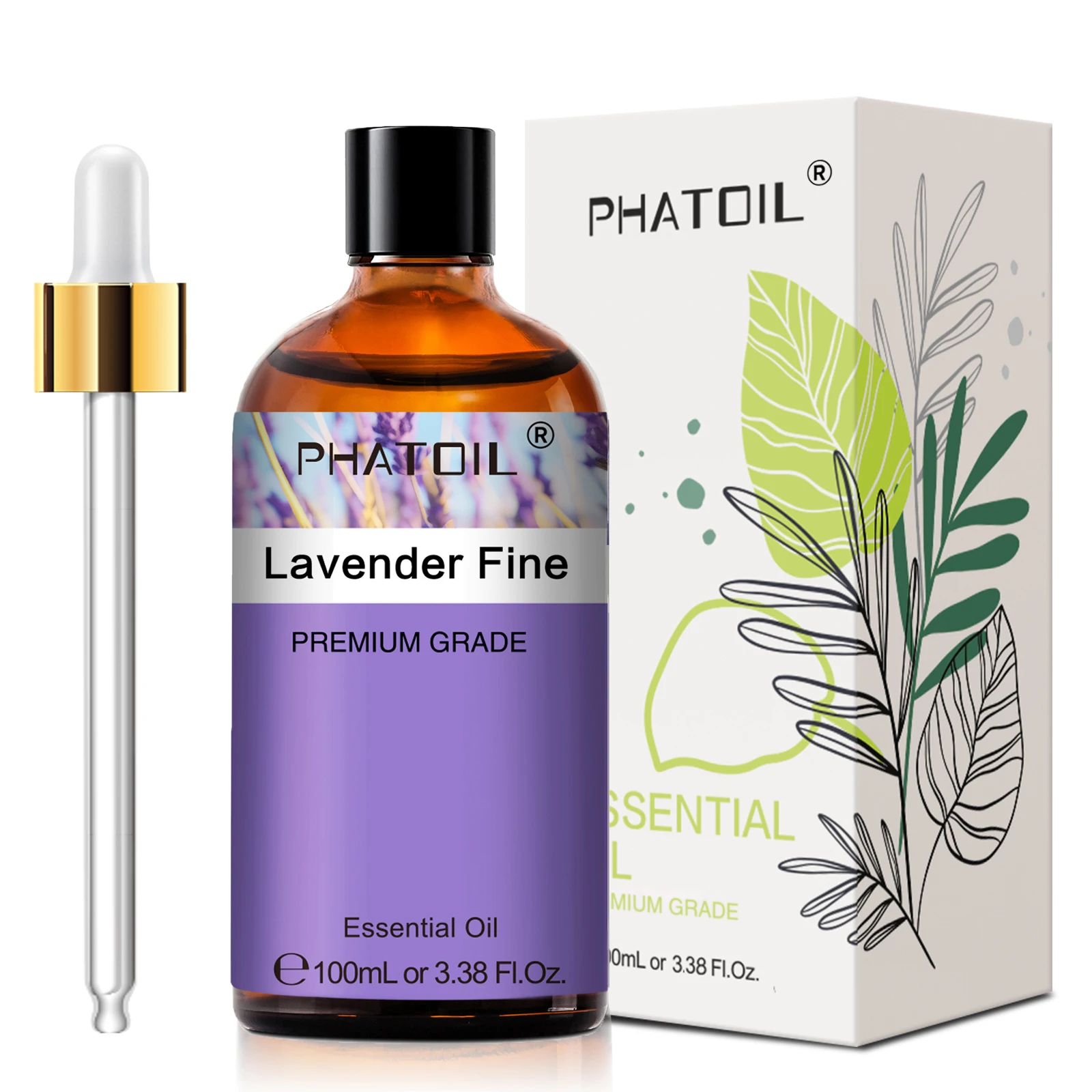 PHATOIL 100ML Eucalyptus Rose Essential Oils Lavender Indian Sandalwood Bergamot Cinnamon Lemongrass Essential Oils For Skin - Image 2