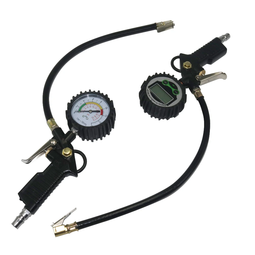 Digital Car Eu Manometro Di Gonfiaggio Della Pressione Dell'Aria Dei Pneumatici Display Lcd Led Retroilluminazione Tester Del Veicolo Monitoraggio Gon