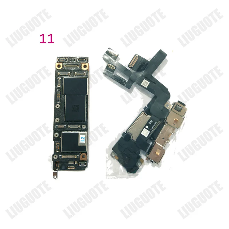 11-256g-Pas de visage-Carte mère originale débloquée pour iPhone 11, 11