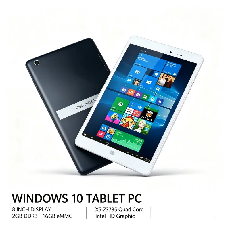 8 INCH T10 X5-Z3735 CPU 32 Bit 2GB DDR3 RAM 16GB EMMC ROM U1 Windows 10 Tablet Quad Core Intel HD Graphic Dual Camera