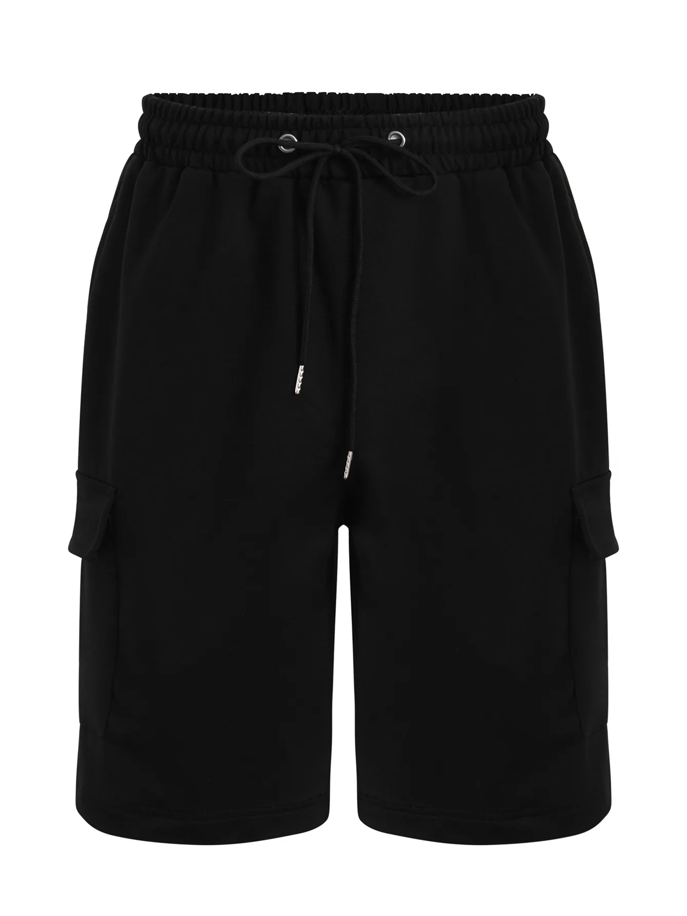 New cross-border large size men's short sports overalls multi-pocket shorts fitness pants sports casual five quarter pants