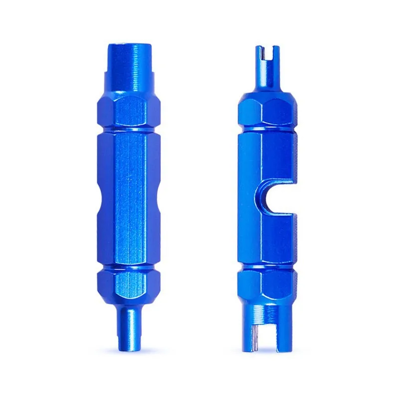 

Air Valve Wrench Aluminum Alloy Bike Valve Core Remover Portable Tire Nozzle Removal Spanner Multi-function Valve Core Tool