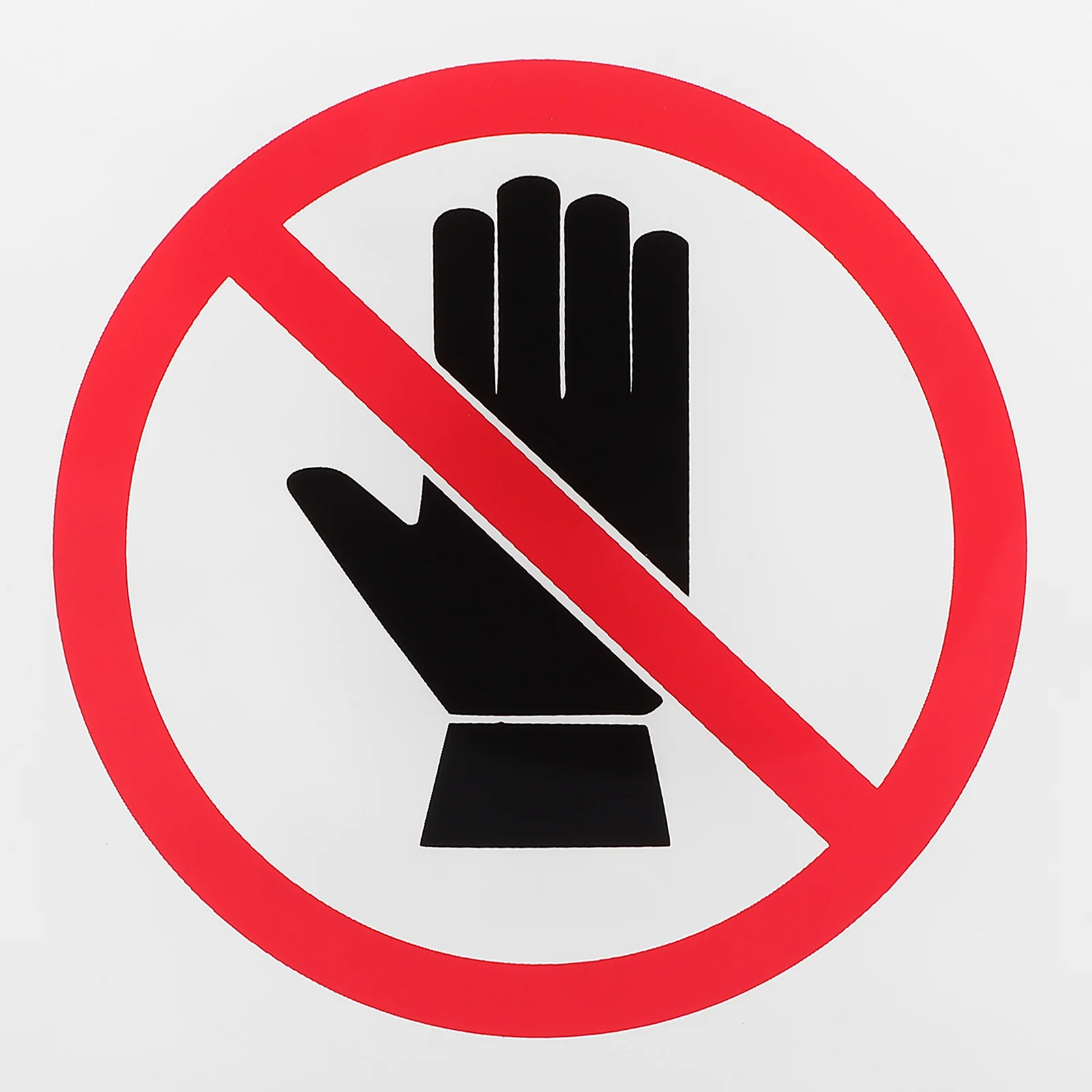 No Touching Signs Tag Adhesive Do Not Warning Label Sign Acrylic Acrylic Caution Danger Decal Factory Safety Machine