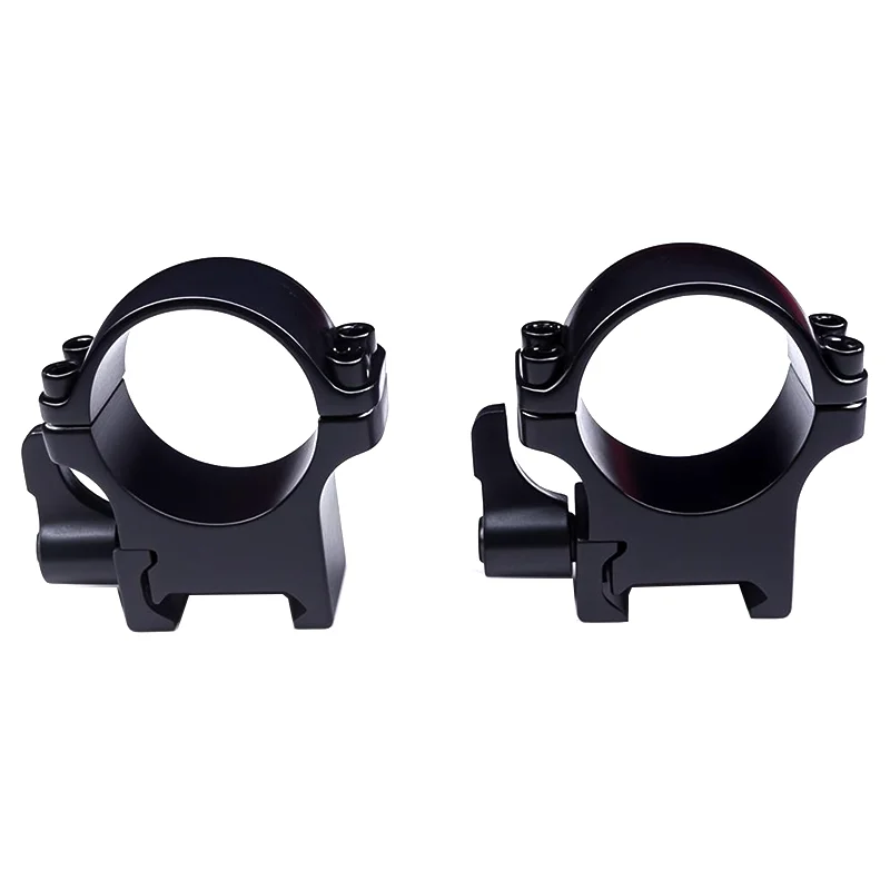 Rifle Scope Mount Ring Rifle Scope Mount Scope Riser Mount Scope Mount Adapter 2Pcs /Set Steel 30mm Rings Quick Release Low Profile For 20mm Rail Hunting Scopes