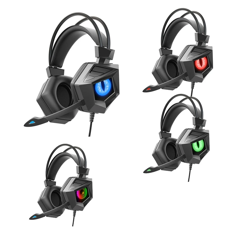ABGZ-Wired Gaming Headset With Microphone For PS4 PS5 Switch PC Computer Laptop Headphone