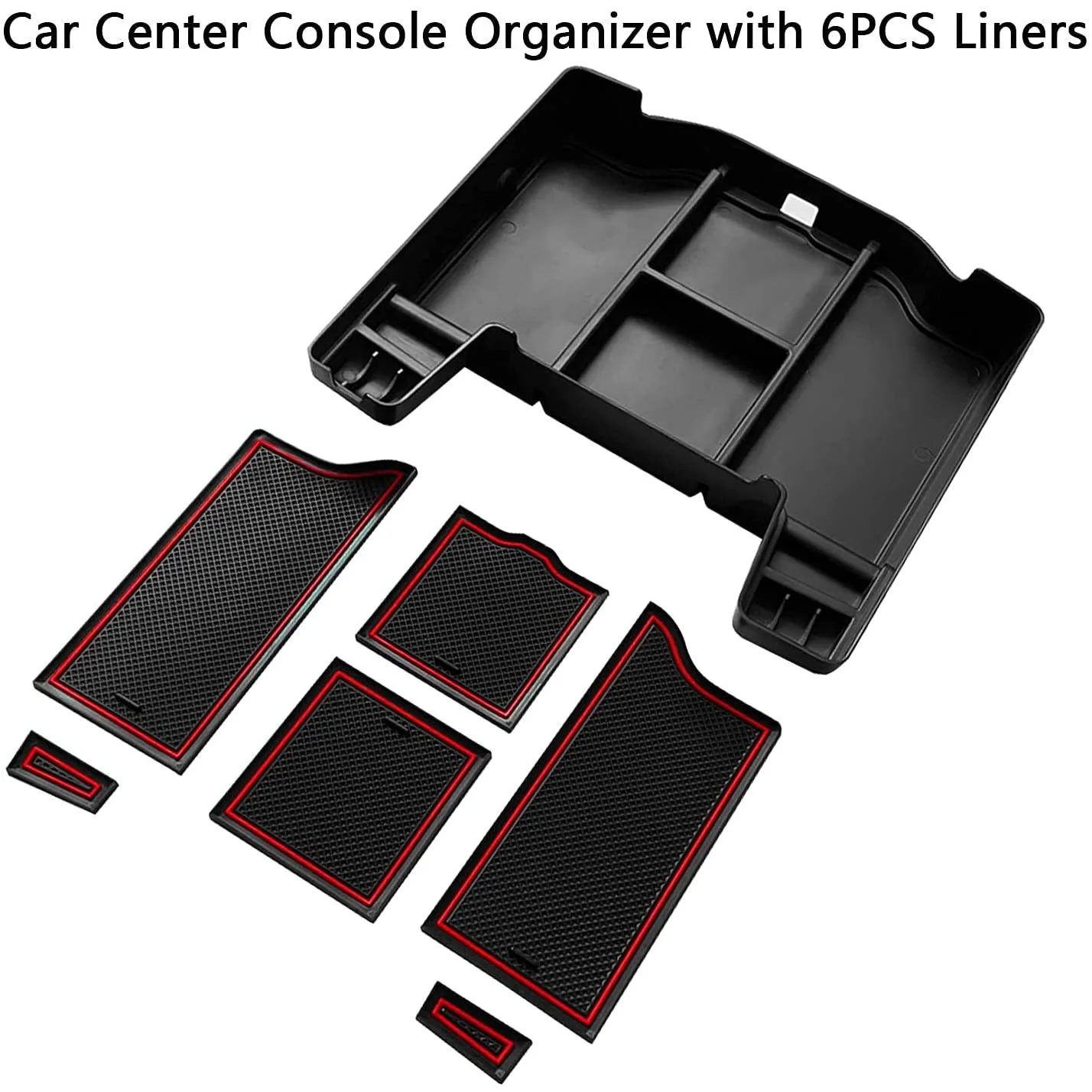 2021 2020 2019 닷지 램 1500 2500 3500 암레스트 수납함 삽입 트레이 액세서리용 견고한 센터 콘솔 정리함