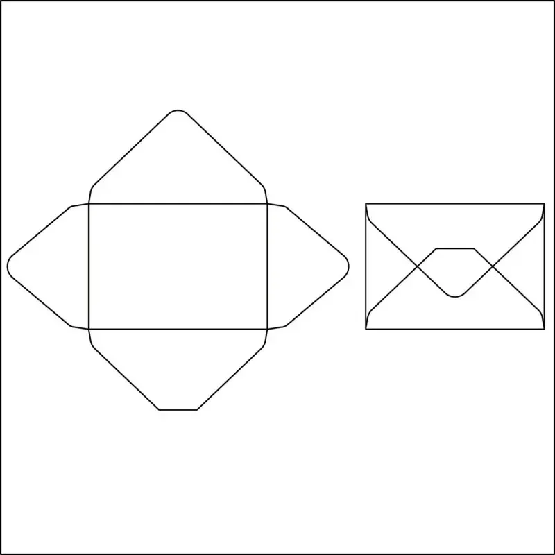 10-100 pcs Kraft Paper Envelopes Classical White Mini Paper Window Envelopes Wedding Invitation Envelope Gift Envelope