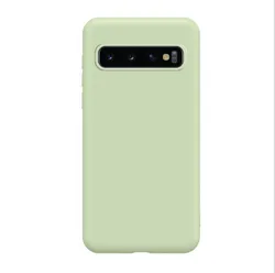 s Matte Protective Phone Case - Universal Design - S9 (Light green)