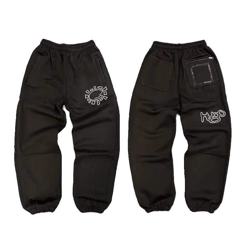 

Женские и мужские штаны с вышивкой ADWYSD 2024fw, махровые спортивные штаны для бега
