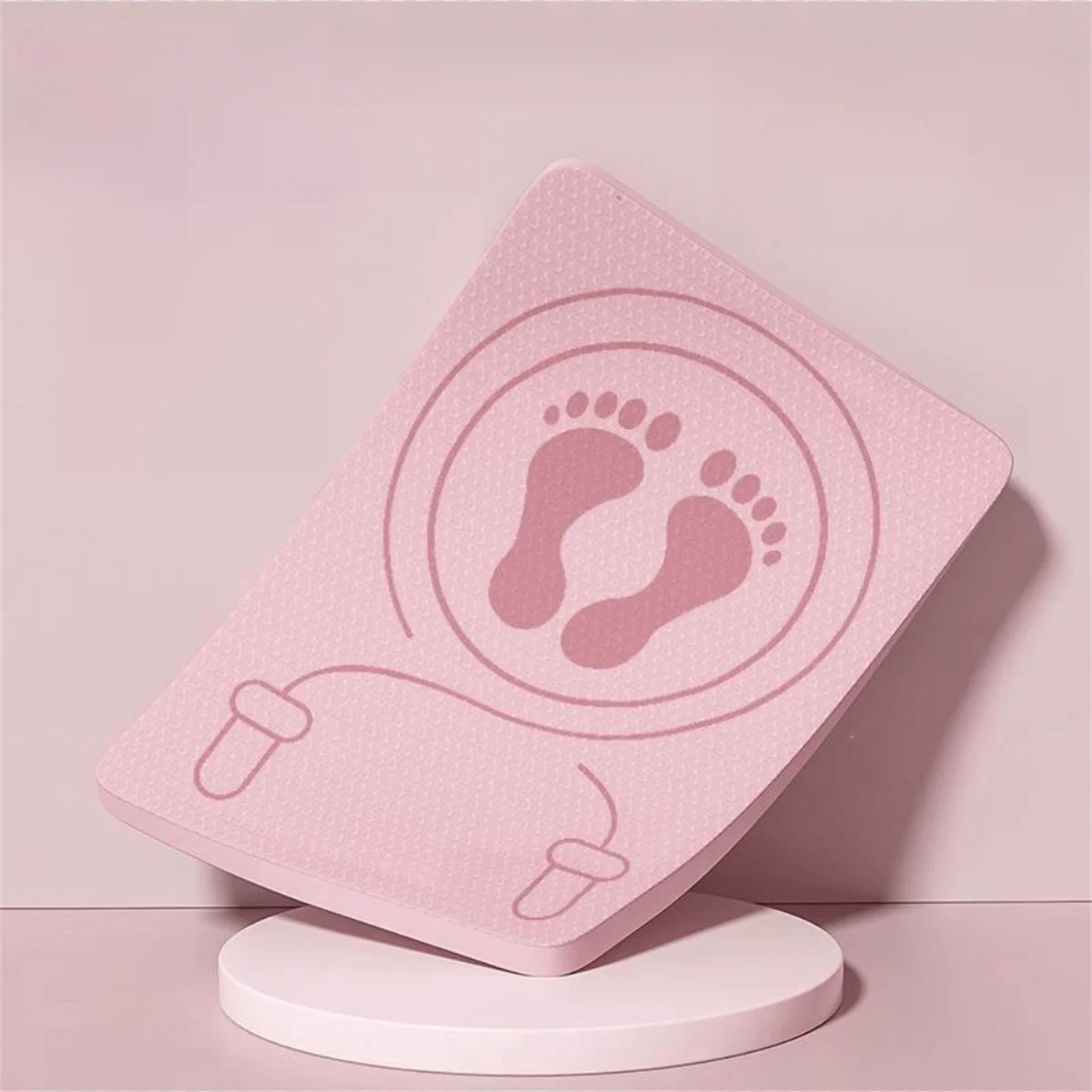 Yoga Mat Cordless Skipping Mat Cushioning Sound Insulation Non-slip Indoor