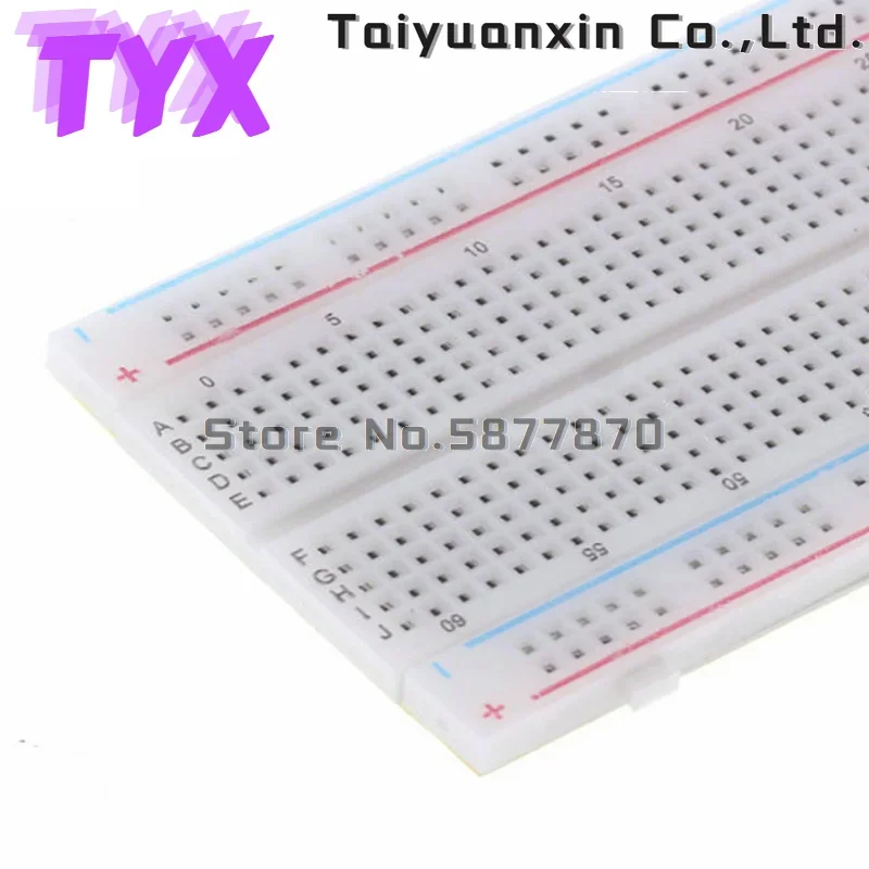 MB102 Breadboard Protoboard PCB BreadBoard Mini Universal Test 830 Point Solderless DIY Bread Board Test Develop for Arduino
