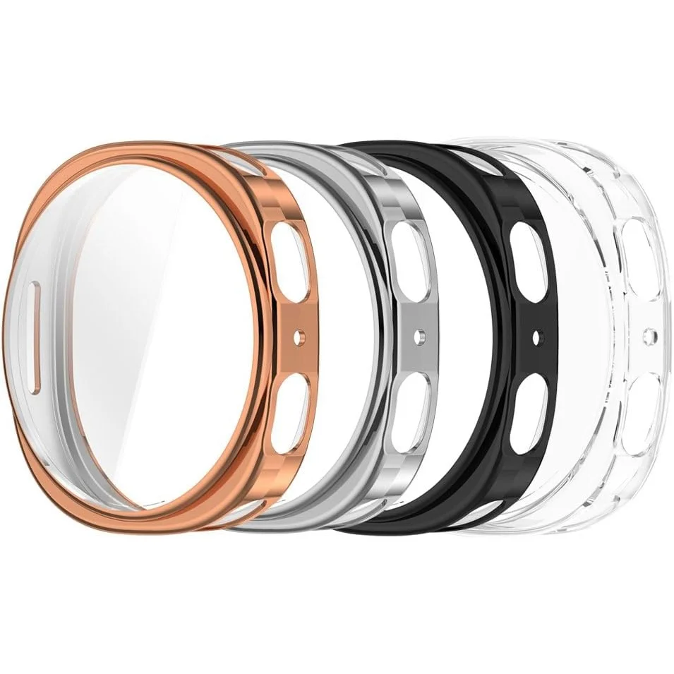 Premium Soft TPU Protective Watch Case with All-Around Screen Protector