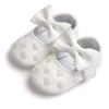 Meckior Baby Shoes Classic Dress Cute Bow-knot Heart Anti-slip Soft Sole First Walkers Infant Baby Girls Toddler Shoes 0-18m 2