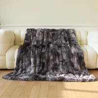 Four Seasons Universal Dormitory New Small Blanket Nordic Style Net Red Polyester Crystal Velvet Sofa Blanket Tie-dye Blanket 1