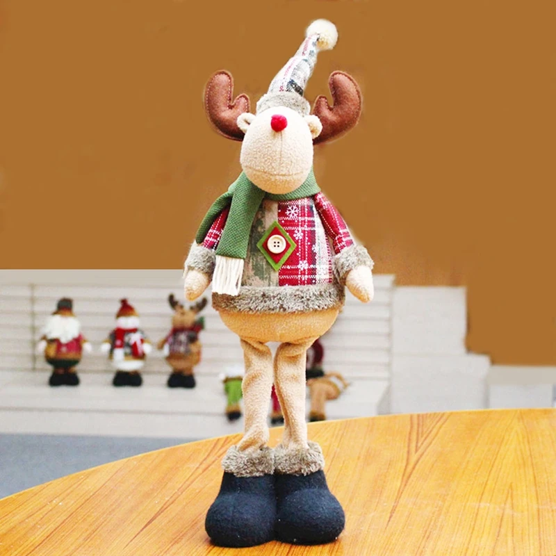 

Standing Christmas Reindeer With Retractable Legs Christmas Decorations Ornaments Holiday Decor