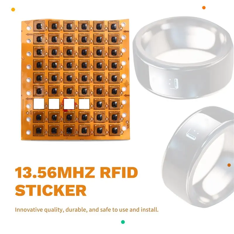 [NEW A09R】 스마트 쥬얼리 링용 초소형 FPC 태그 NTAG213 13.56Mhz RFID 스티커 네일 아트 DIY용 ISO14443A 프로토콜