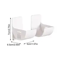 Wall-Mounted Garbage Bag Holder Multifunctional Wall Storage Rack For Plastic Wrap Rolling Pin Paper Trash Bag Kitchen Organizer 6