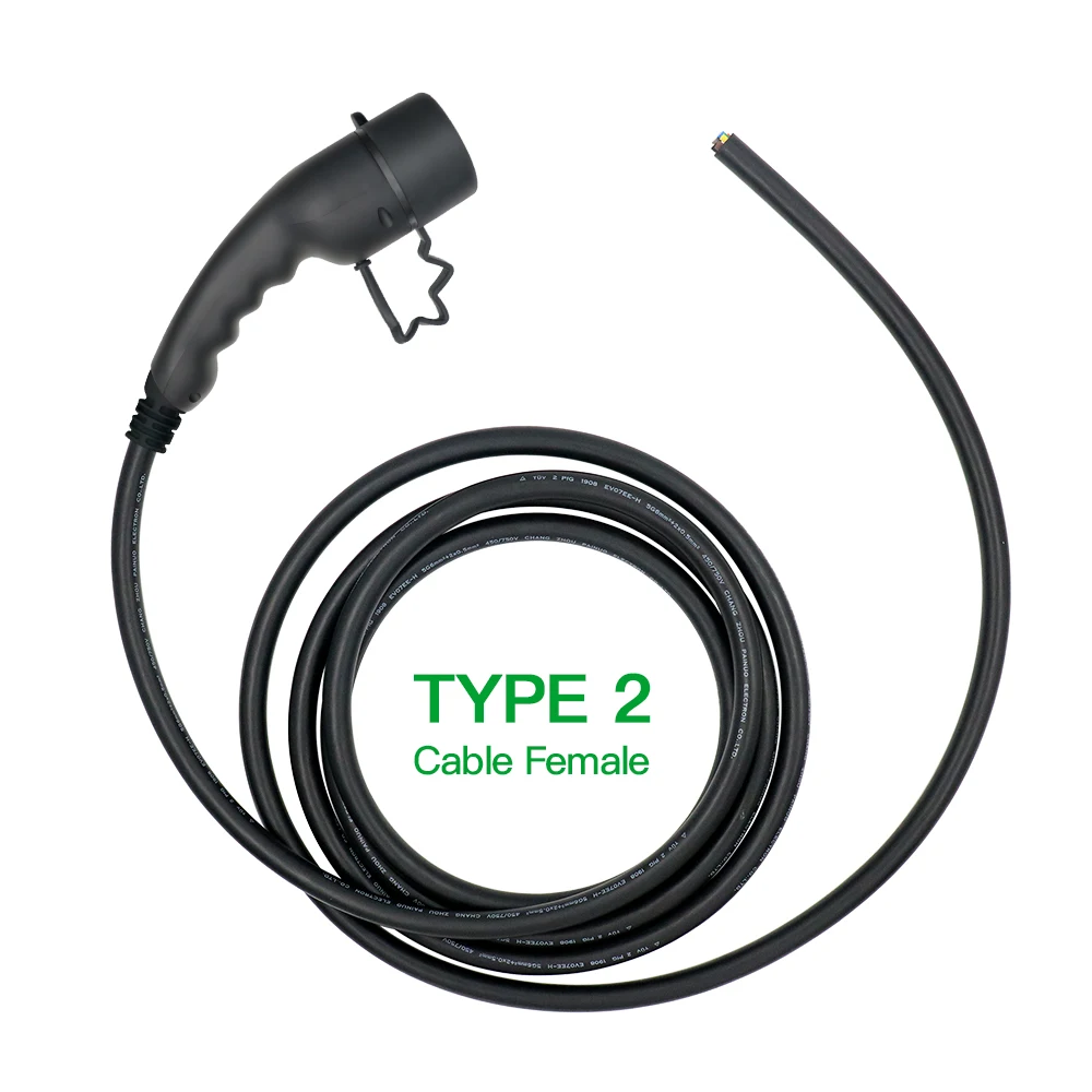  INTCHE Type2 Female to Male Plug Electric Vehicle Cord