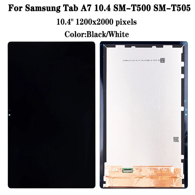 Tested LCD For Samsung Galaxy Tab A7 10.4 (2020) SM-T500 T505 T500 LCD  Display Touch Screen Glass Digitizer Assembly 10.4 - AliExpress