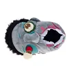 Halloween Zombie Big Mouth Funny Thickened Cloth Bottom Non-Slip Bottom Slippers Women Men Warm Cartoon Cotton Slippers Shoes 3
