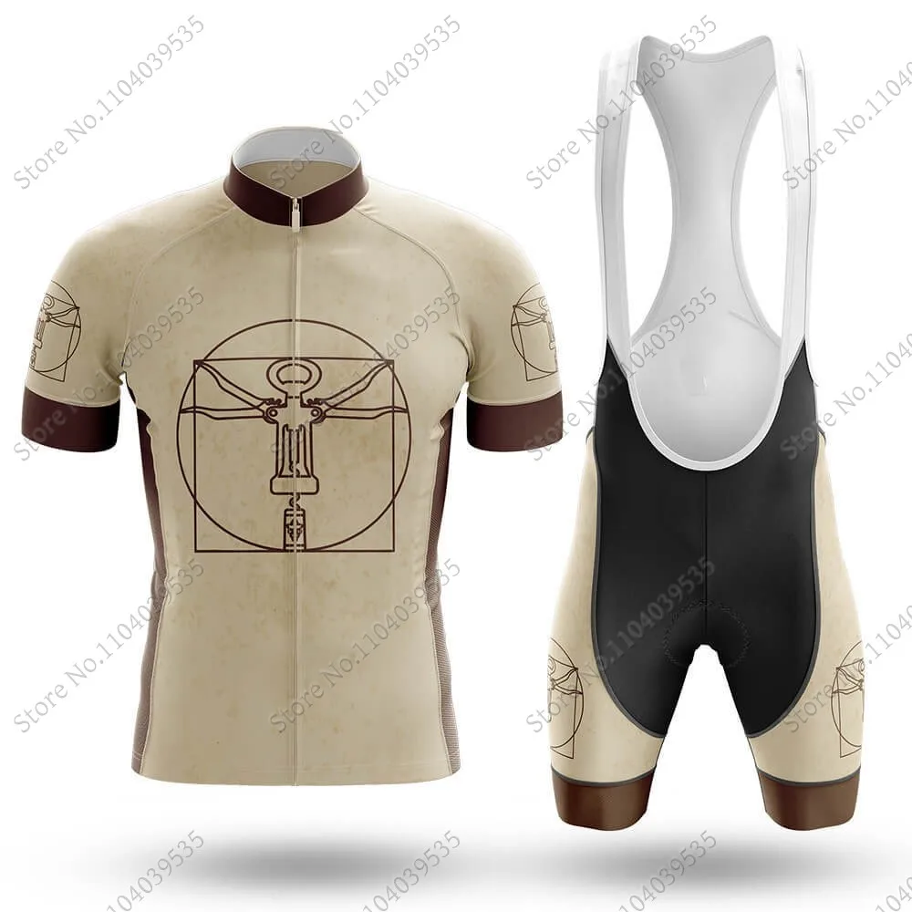 Beer-Machine Cycling JerseySet Clothing Road Bike Suit Mountain Bicycle Shirt Bib Shorts MTB Radtrikot