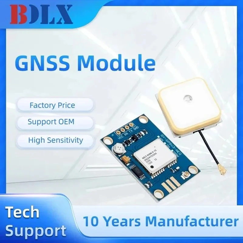 GPS modul NEO-M8N/6M Duální režim 10Hz Keramická anténa Drone RTK Robotika