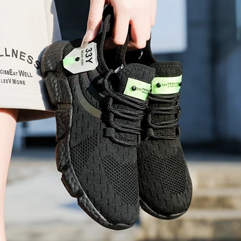 أحذية رجالية كاجوال أحذية رياضية للجري قابلة للتنفس أحذية رياضية كلاسيكية خفيفة غير قابلة للانزلاق للنساء شبكة رياضية Tenis Masculino 3