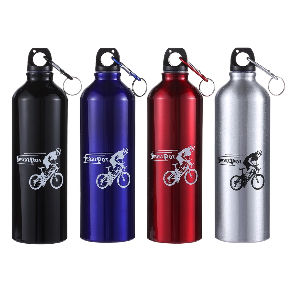 Aluminum Alloy 750ml Bicycle Water Bottle Food Grade Sports Fitness Running Riding Camping Hiking Kettle Leak-proof Bike Bottle water bottle bicycle water bottle sports bottle