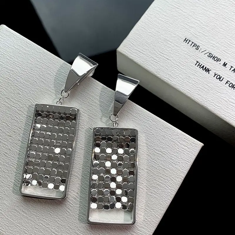 

Длинные крупные серьги с кисточками французский бренд дизайн из нержавеющей стали Позолоченные Модные ювелирные изделия