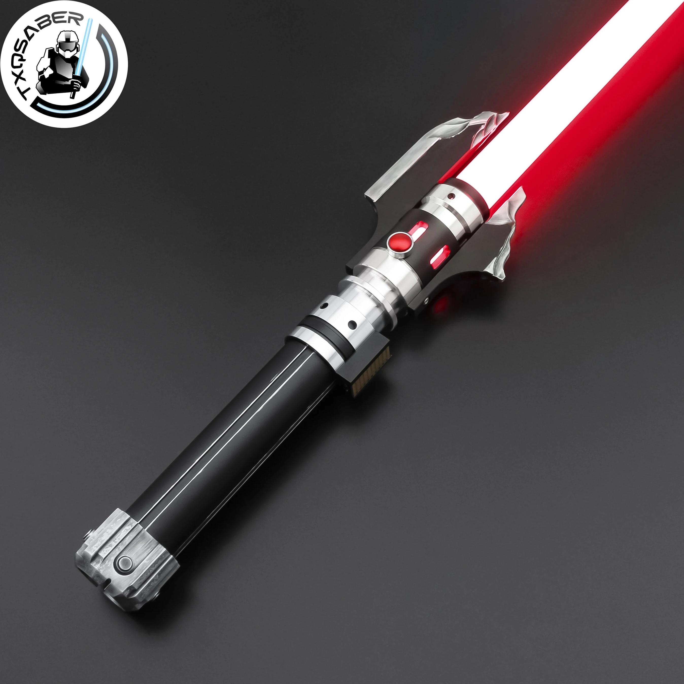 

TXQSABER Replica Darth Malgus Lightsaber Laser Sword Neo Pixel RGB Metal Hilt Jedi Heavy Dueling Smooth Swing Lasersword Toys