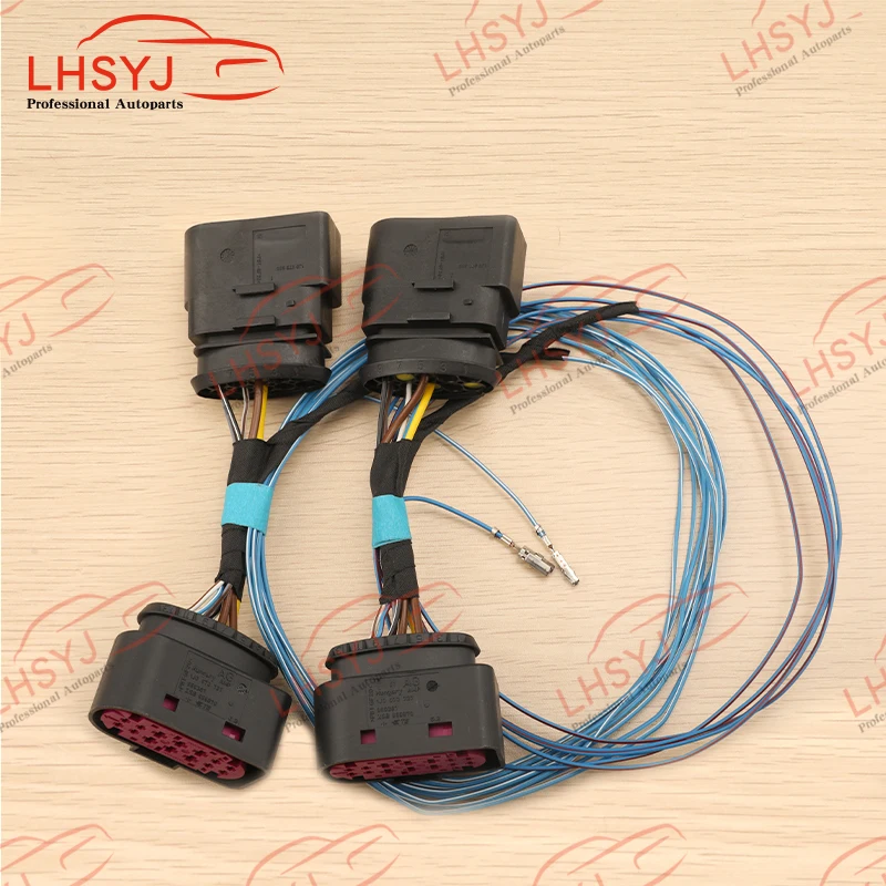 

OEM HID Xenon Headlight 10 to 14 Pin Connector Adapter For VW Passat B7