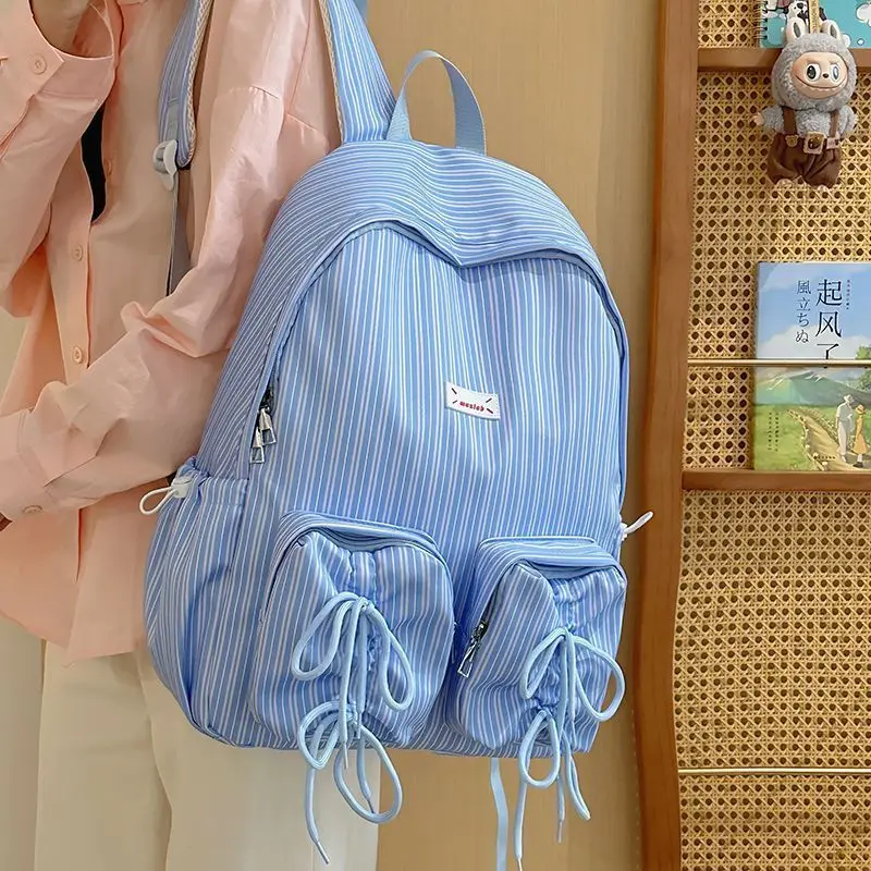 Teenage Youth School bags Large Capacity Backpack Lightweight Casual Backpack Multi-pockets College Backpack Girls school bags 6