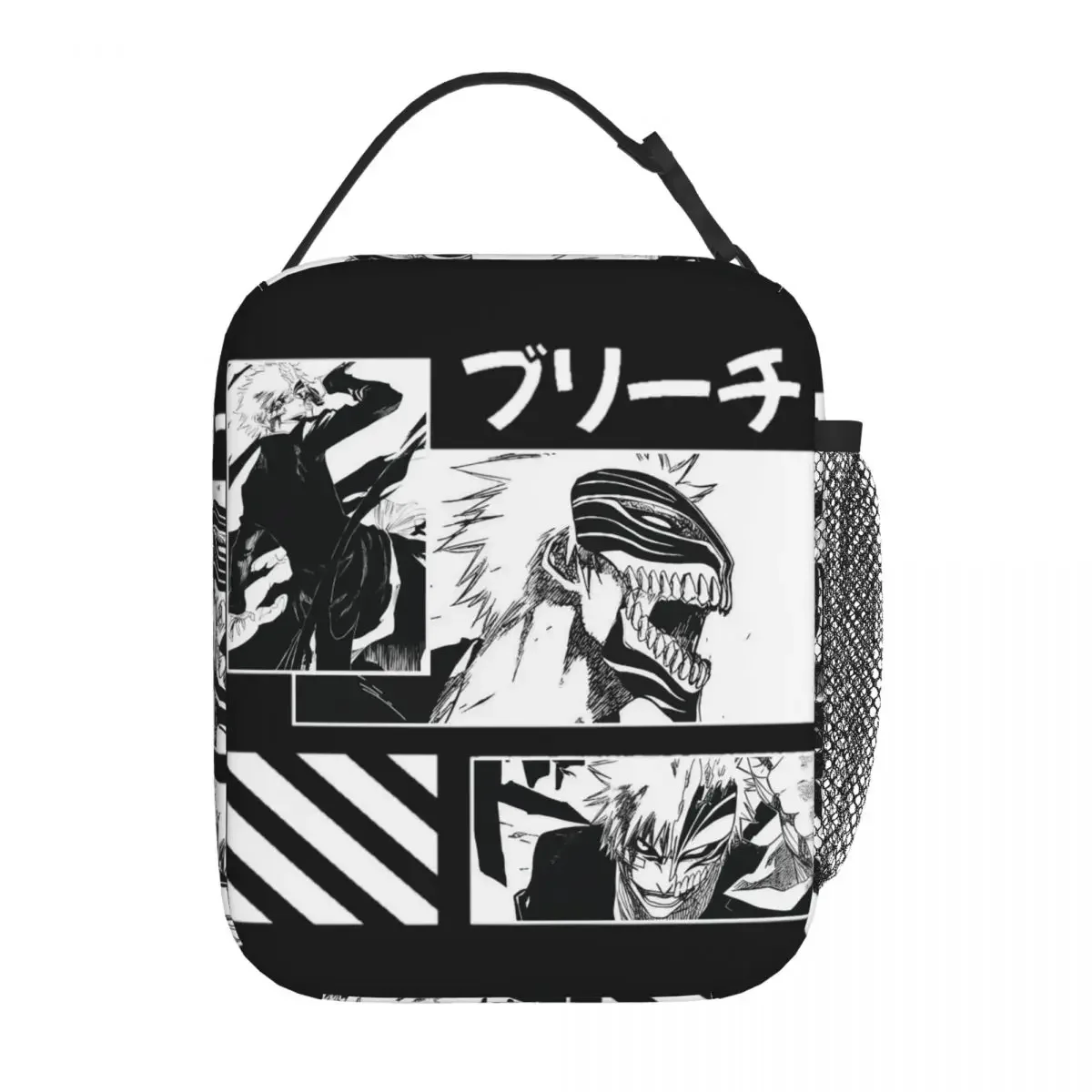 

Unique Ichigo Kurosaki Bleach Insulated Lunch Bags For Office Japanese Manga Storage Boxes Reusable Thermal Cooler Lunch Boxes