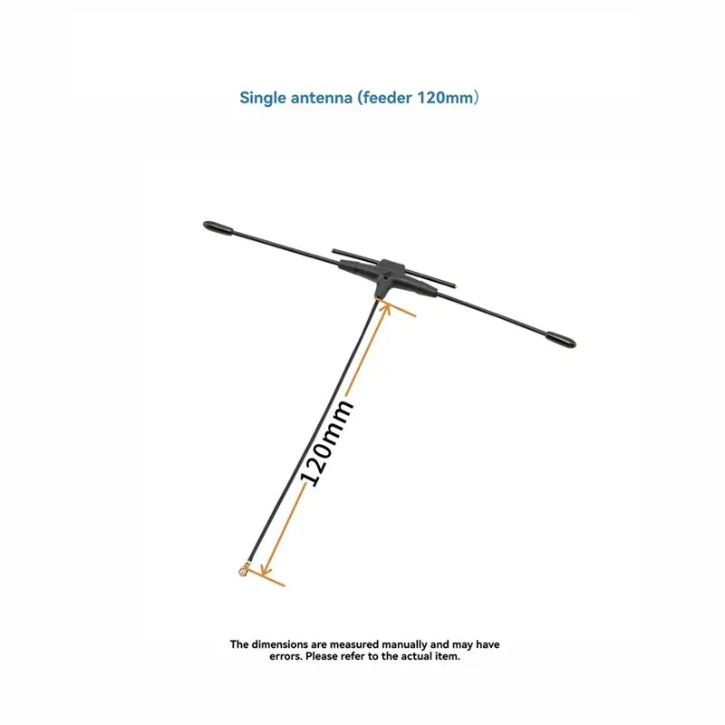 A08E-For BAYCK UR100 ELRS 수신기 2.4G/900M 듀얼 밴드 Expresslrs RX(120Mm T형 안테나 수신기 포함) FPV 드론용