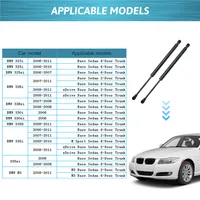 2Pcs/set Car Rear Trunk Lift Support Damper Shock Strut Prop For BMW E90 3 Series 328i 330i  335i m3 335d 325 328 51247129194, 1
