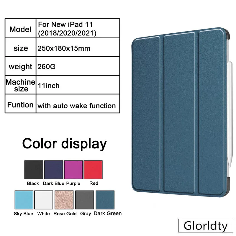 

for iPad Pro 11 Case 2021 Magnetic for iPad Air 5 Case 2022 for iPad Pro 12.9 Case 2021 Air 4 10.9 Mini 6 Smart Cover Funda