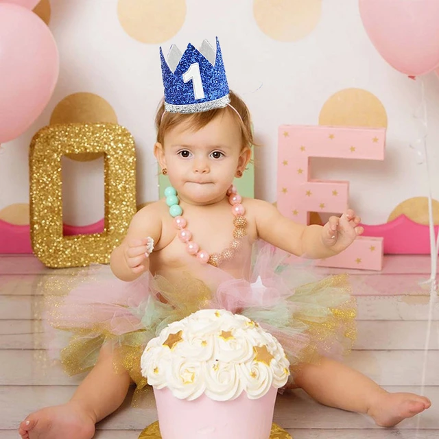 1pc Couronne De Demi-anniversaire Pour Bébé - Chapeau De Demi