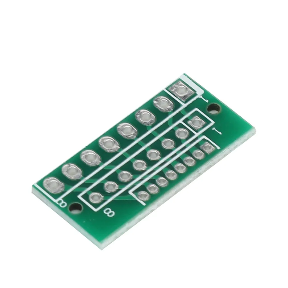 10pcs 커넥터 1.27MM 2.0MM 2.54MM 어댑터 보드 무선 모듈 회로 설계용 3열 전송 보드