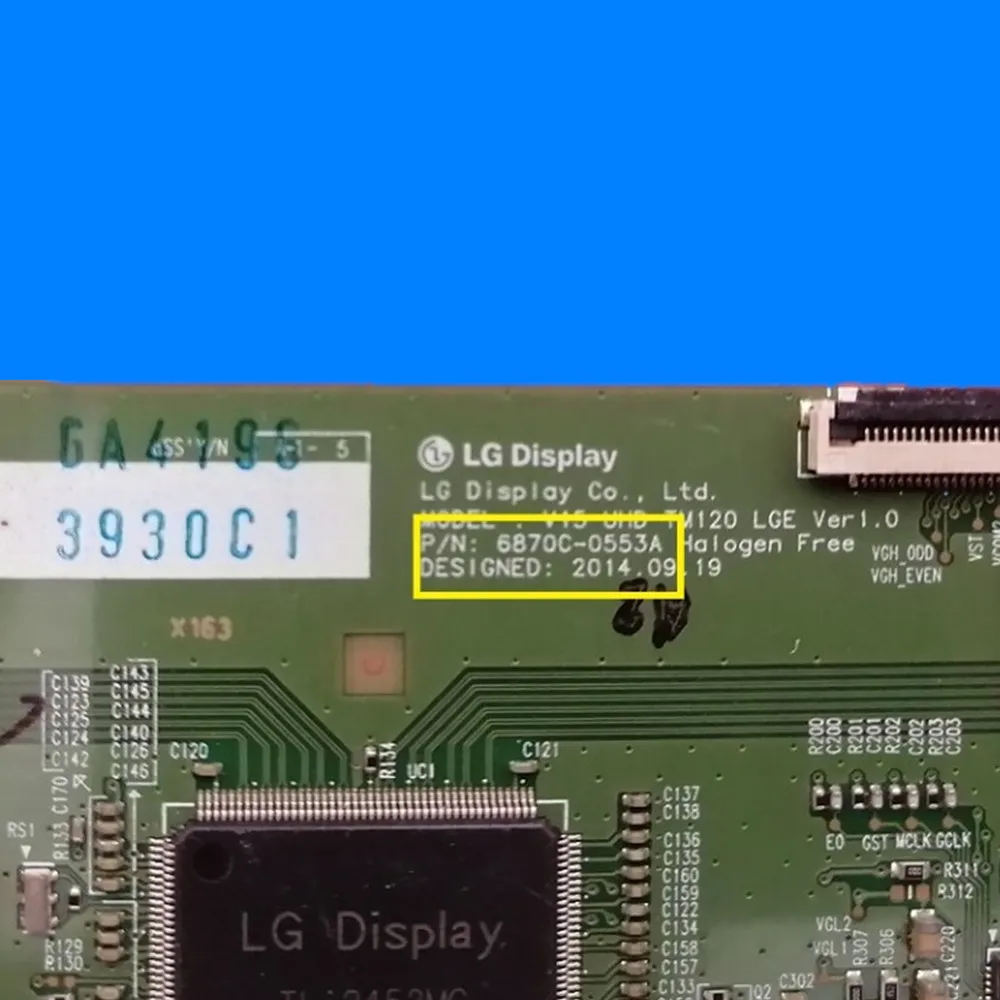 T-con Placa Lógica 6870c0553a 6871l3930c 6871l4046b para lg 55uf8500-cb 49uf7702-cc 49uf8500-cb 55uf671v 49uf580v 55uf850v-zb - Image 4