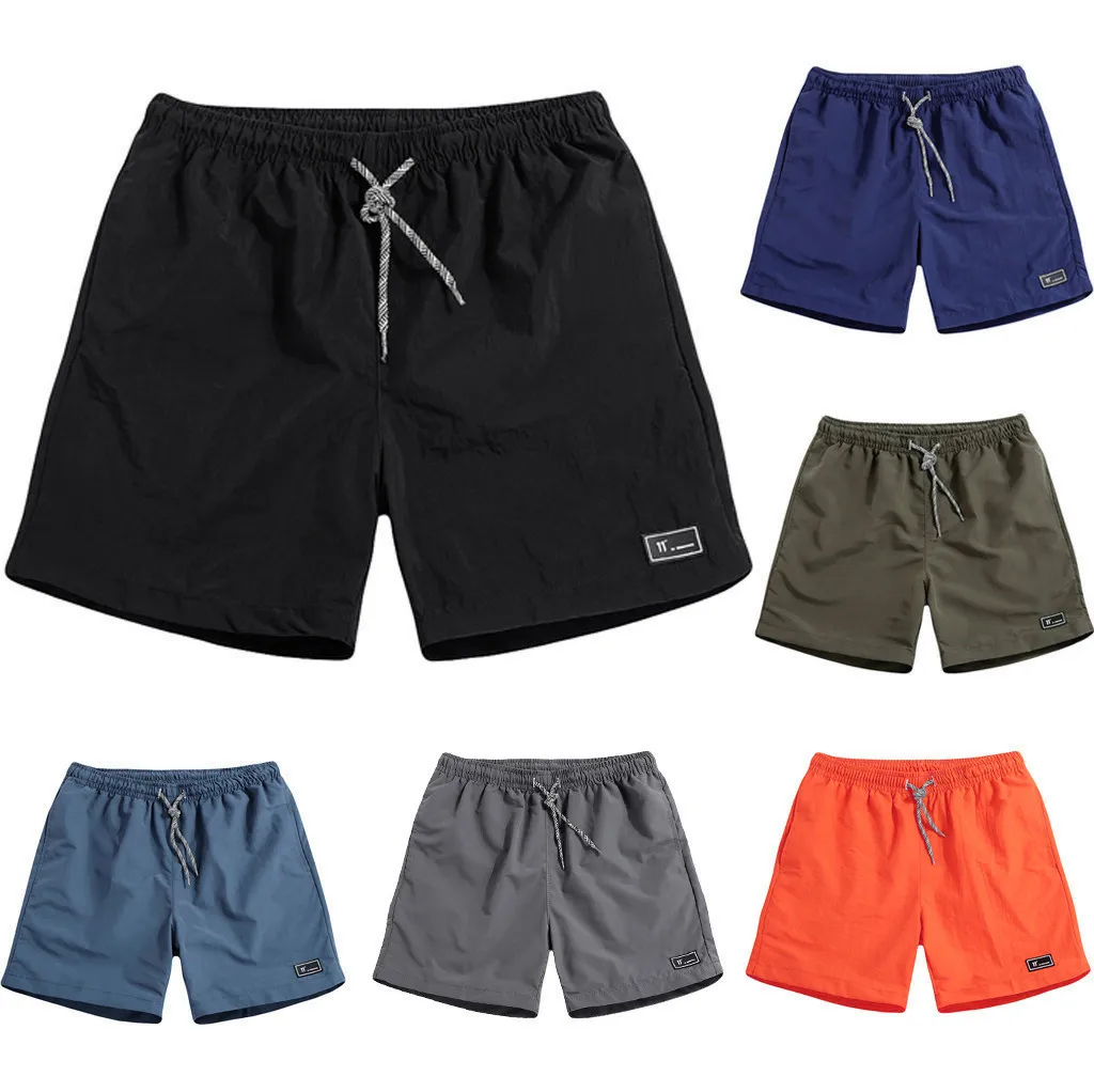 Men Shorts Beachwear Drawstring Short Pants Casual Shorts Quick-Drying Shorts Printed Shorts Swim Surfing Shorts Men's Clothing