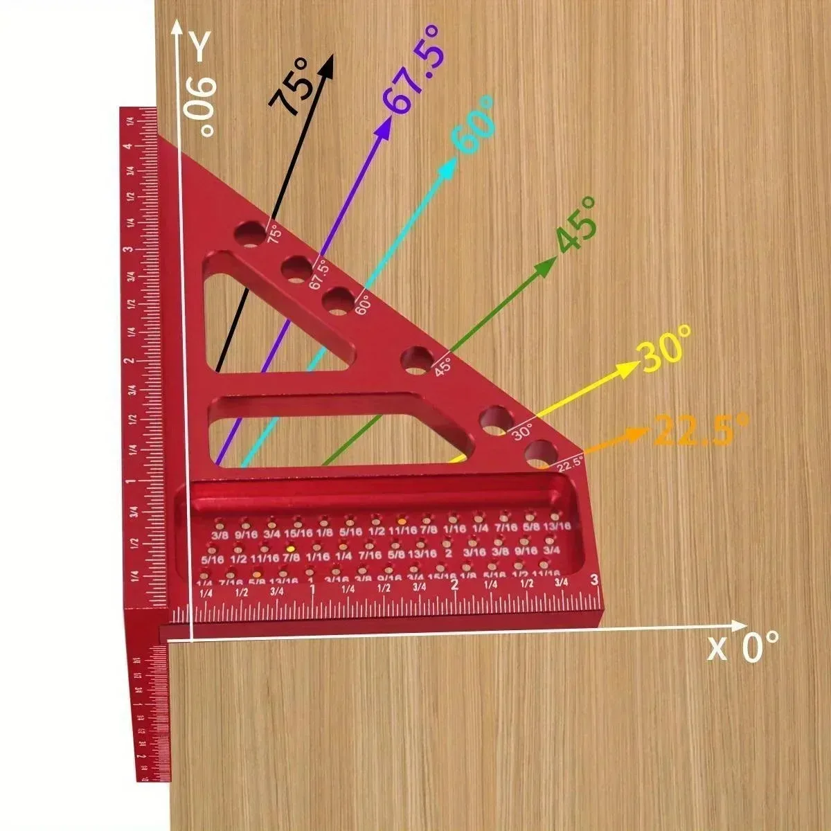 3D Multi-Angle Measuring Ruler 6