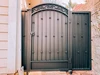 Hot Selling Interior Door Iron Gate Designs Metal Gates Wrought Iron Gate House Main Gate Designs 6