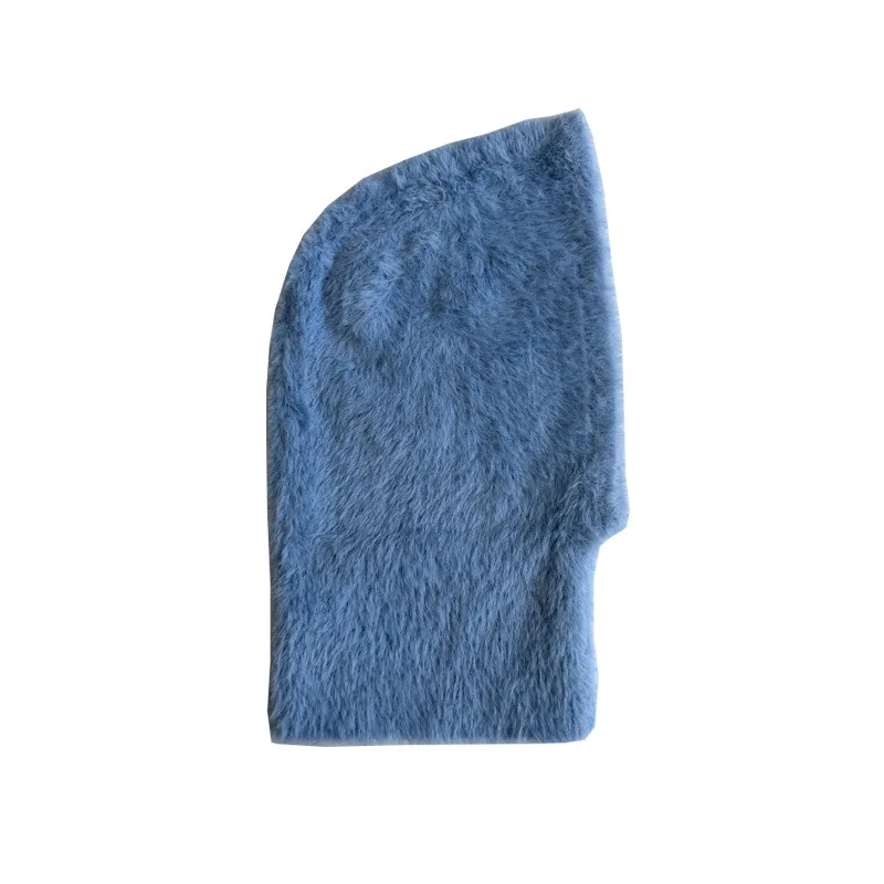 Faux Mink Fur Winter Balaclava Hat Beanie for Women 5