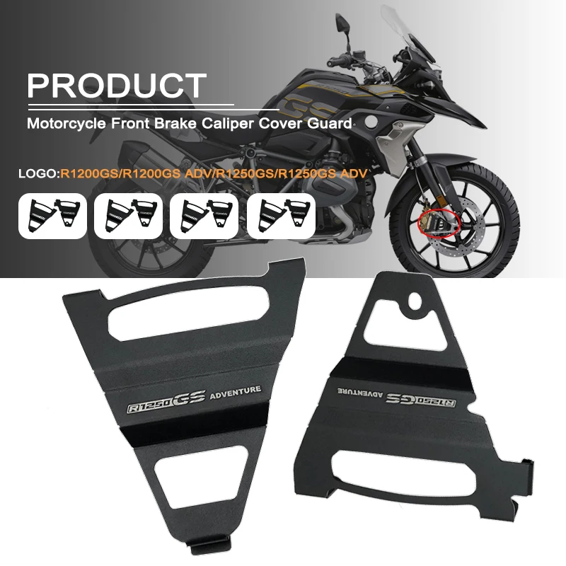 For BMW R1200GS R1250GS Front Brake Caliper Cover Guard R1200 GS LC ADV R 1250 GS Adventure 2014-2022 2021 Left Right Protector
