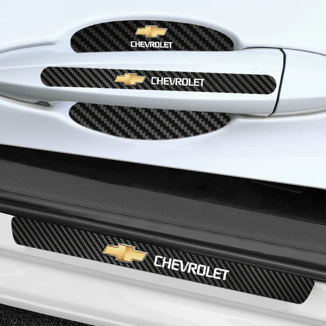 Car Door anti-scratch Threshold Sticker Handle Bowl stickers Car decals for Chevrolet Captiva Lacetti Aveo Cruze Malibu Camaro