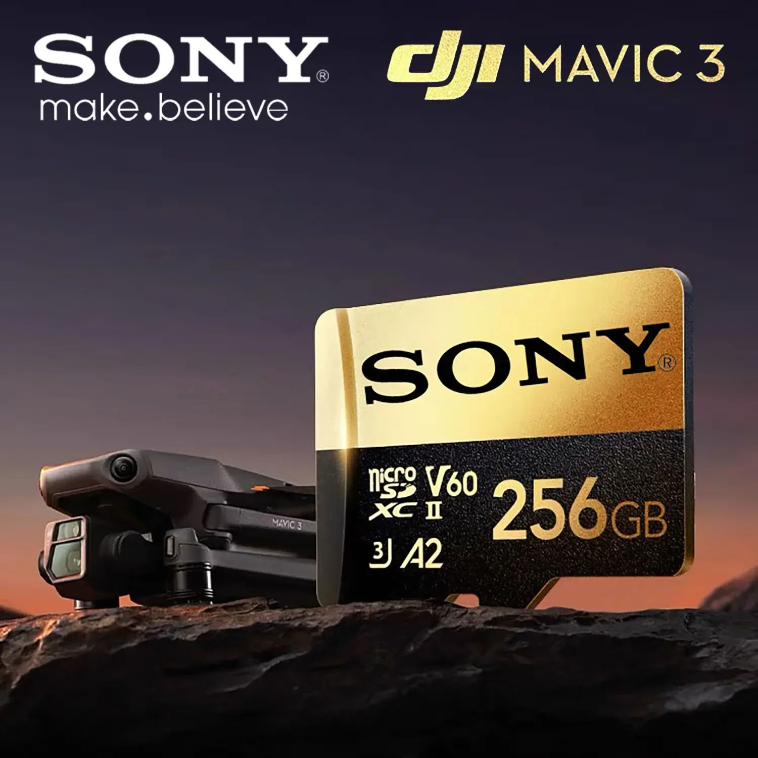 Micro SD Card SONY Micro SD Card High Speed SD Memory Card 128GB 256GB 32GB 64GB MicroSD U3 A2 TF Flash for Xiaomi Phone Camera table PC