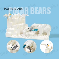 Underwater World Adventure Building Block Set - Creative Animal and Marine Life Toys (Polar bears)