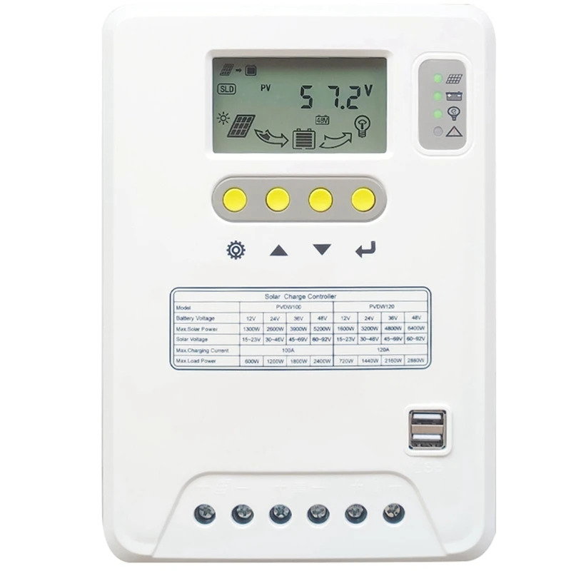 

Новый Солнечный контроллер 12 в 60 А, фотогальваническое зарядное устройство, литий-свинцово-кислотный контроллер зарядного устройства