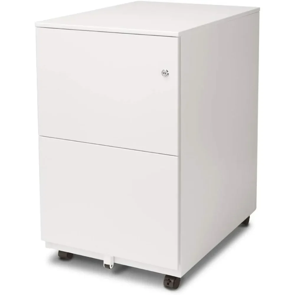 Design 2-Drawer Metal Mobile File Cabinet With Lock Key/Fully Assembled Filing Cabinets Office Furniture pencil pen holder 9 grids design storage box drawer pencil pen holder multi functional mesh desk organization storage