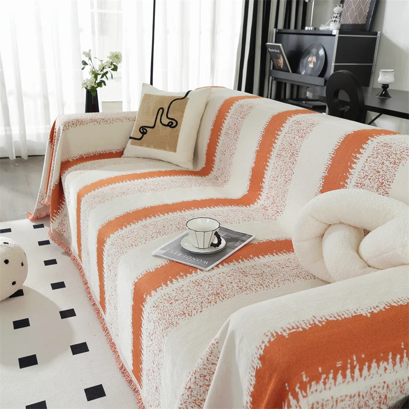 New Chenille Sofa Cover 1PC 130/180/230/260/300/340/380 All Seasons Universal Dustproof Sofa Blanket 3